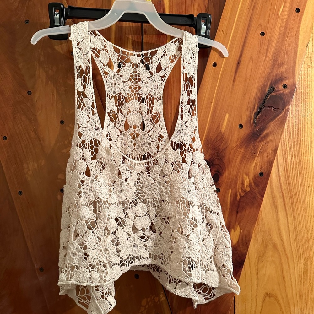 Floral Lace Top Overlay